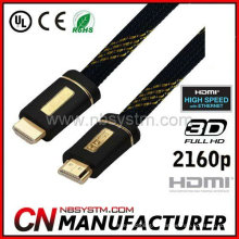 Coque en aluminium câble plat HDMI
